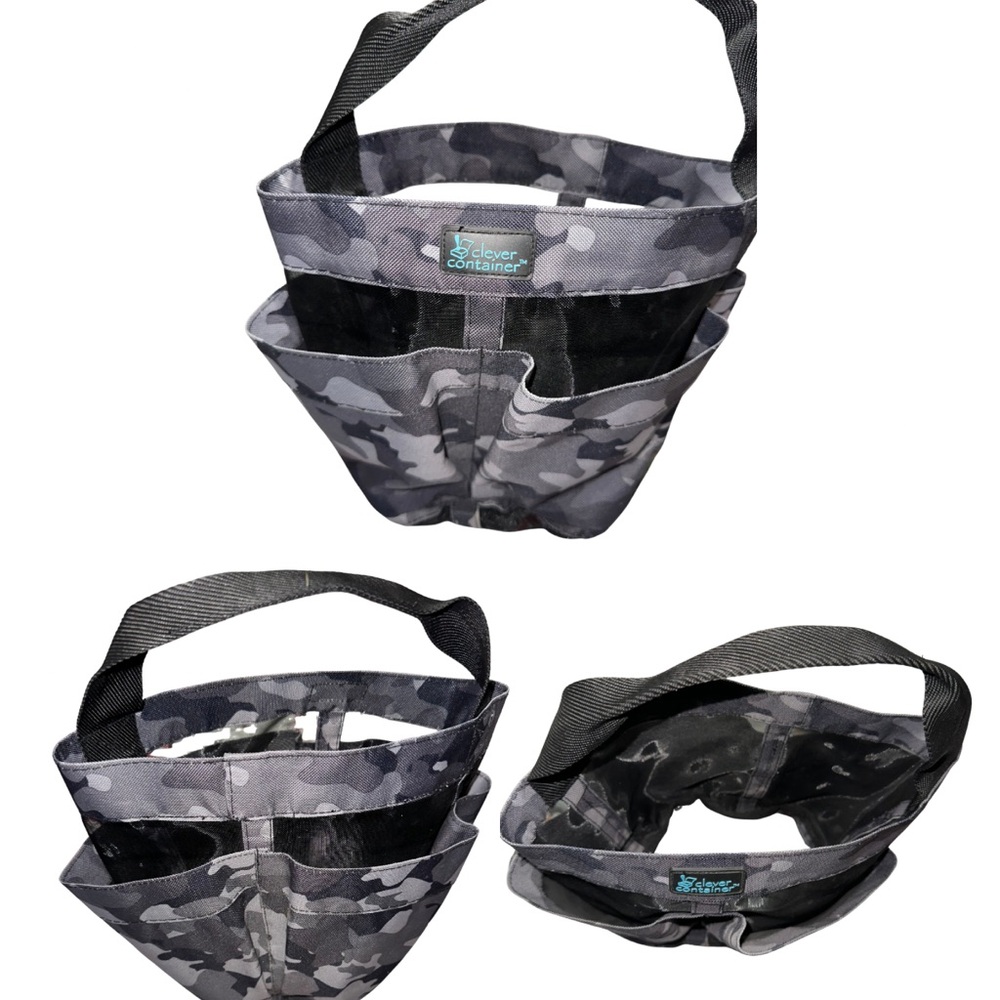 Camouflage Kids Tote with mesh sides and bottom